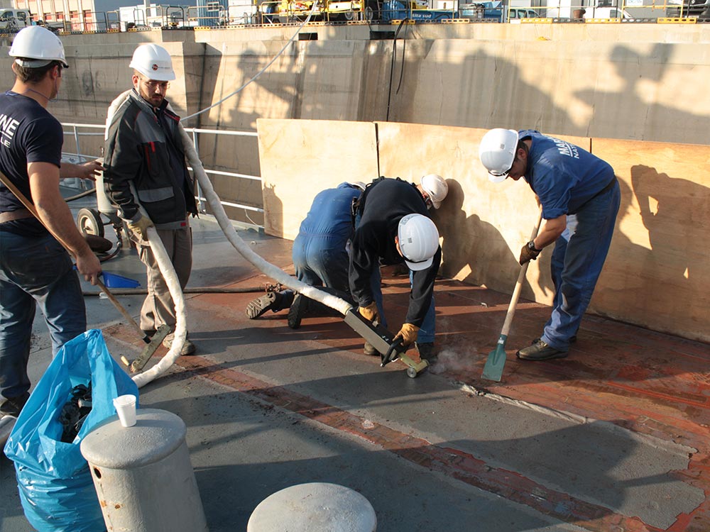 Coating Removal On Ships/Marine by RPR Technologies